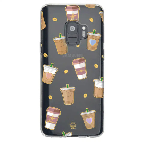 Coffee First Clear Samsung Galaxy Case