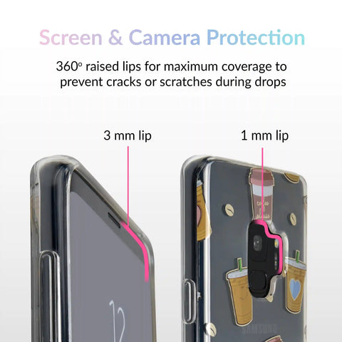 Coffee First Clear Samsung Galaxy Case