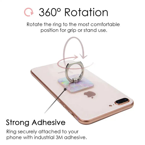 Cotton Candy Opal Phone Ring