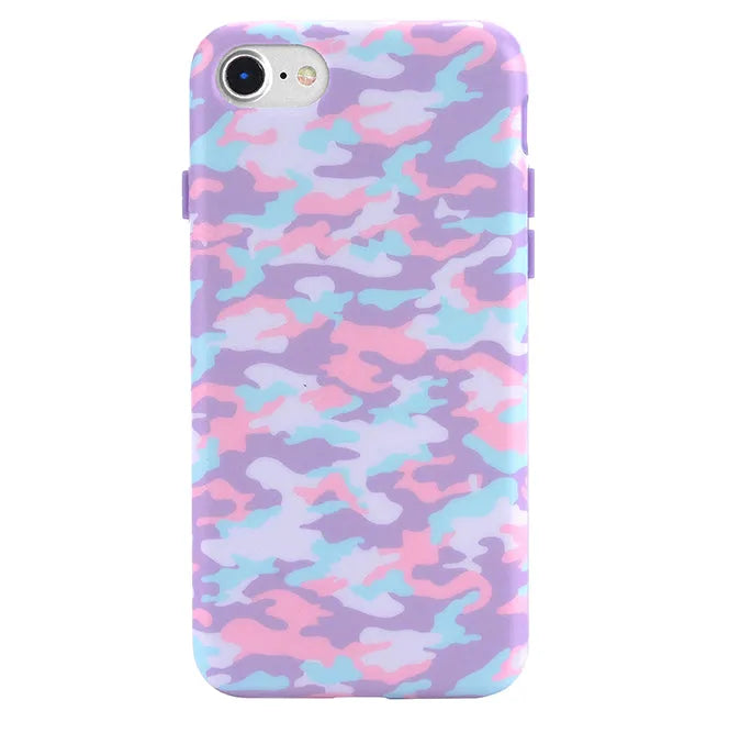 Cotton Candy Camo iPhone Case