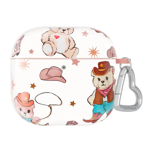 Cowboy Teddy AirPod Case