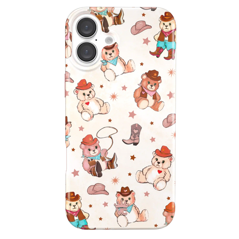 Cowboy Teddy iPhone Case