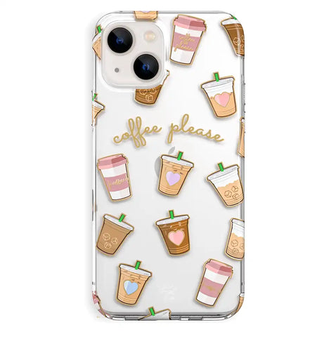 Coffee First iPhone Case