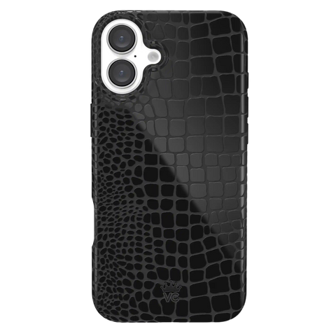 Black Croc iPhone Case