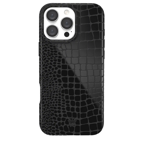 Black Croc iPhone Case