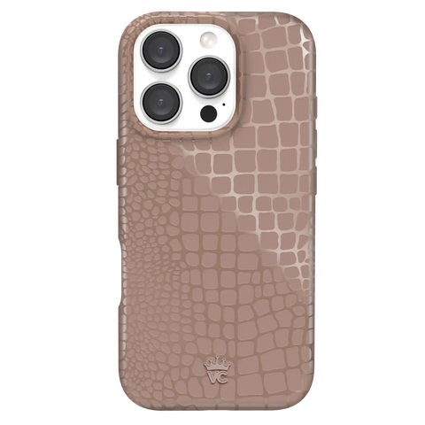 Khaki Croc iPhone Case
