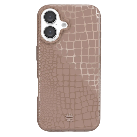 Khaki Croc iPhone Case