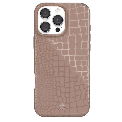 Khaki Croc iPhone Case