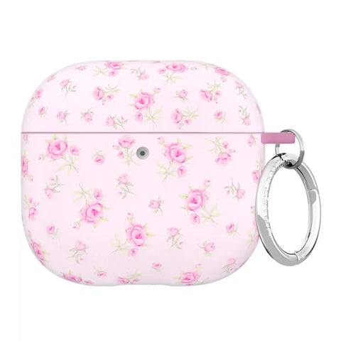 Dainty Pink Floral AirPod Case