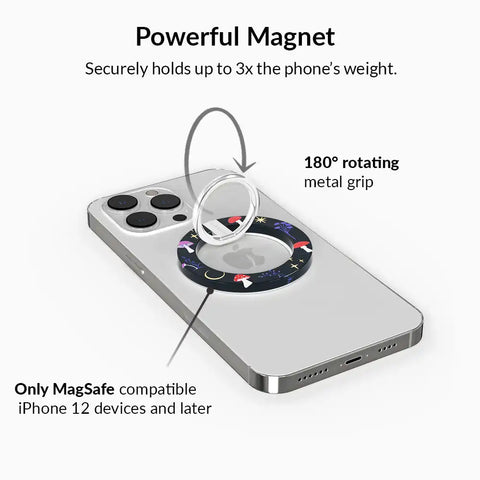 Mystic Mushrooms MagSafe Grip Ring
