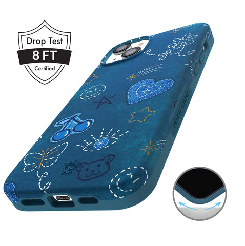 Blue Jean Baby iPhone Case