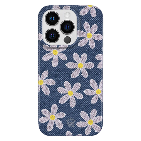 Denim Daisy iPhone Case