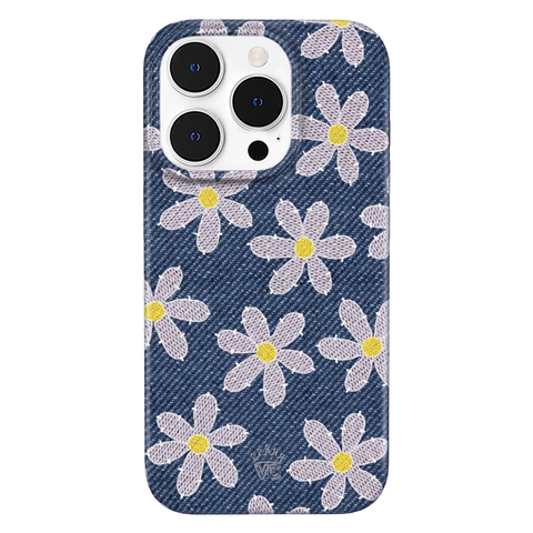 Denim Daisy iPhone Case