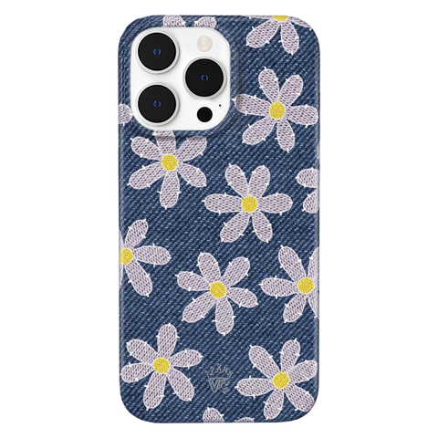 Denim Daisy iPhone Case