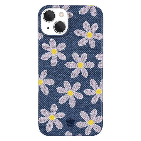 Denim Daisy iPhone Case