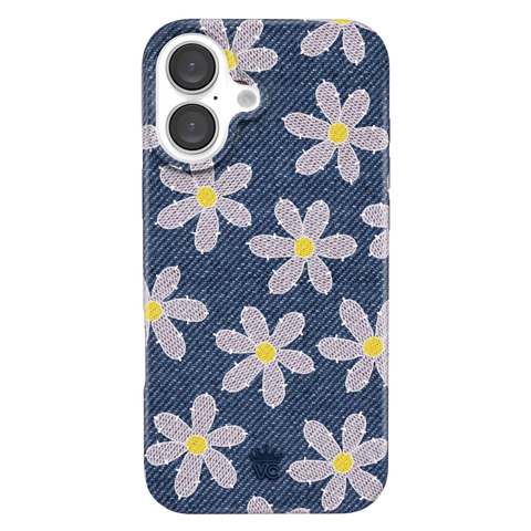Denim Daisy iPhone Case