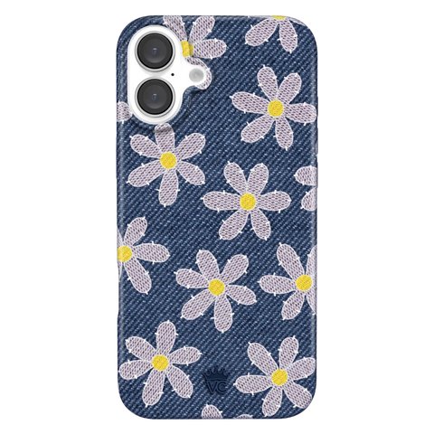 Denim Daisy iPhone Case