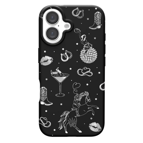 Disco Cowgirl iPhone Case