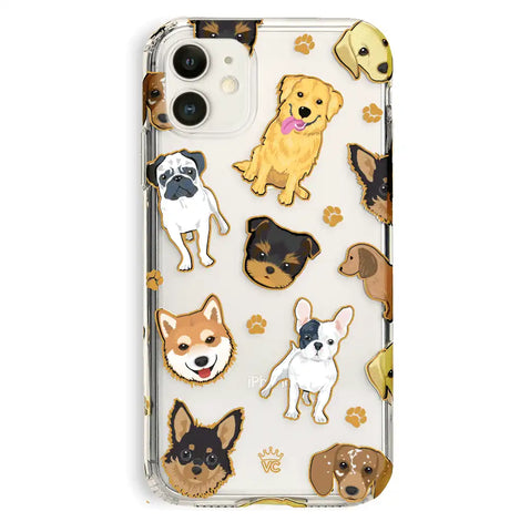 Dog Clear iPhone Case