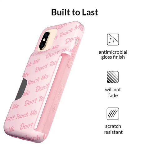 Don't Touch Me iPhone Wallet Case