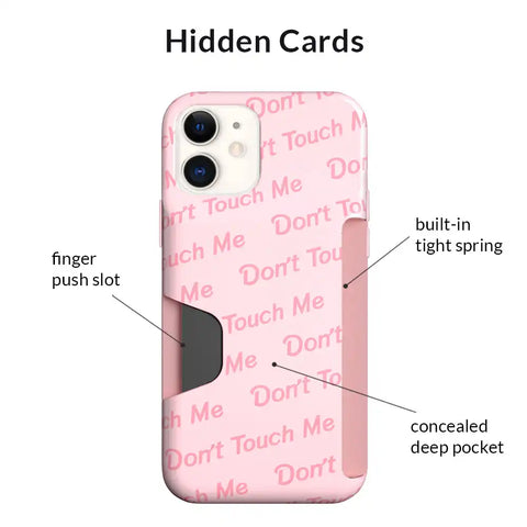 Don't Touch Me iPhone Wallet Case
