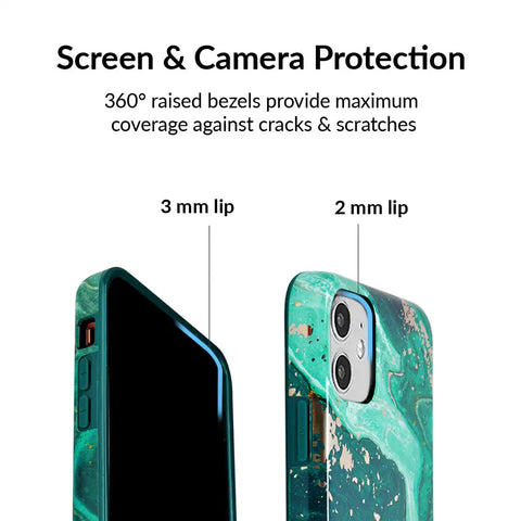 Emerald Marble iPhone Case