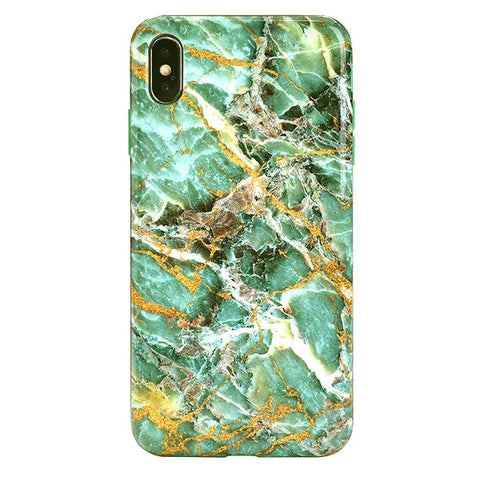Green Emerald Marble iPhone Case