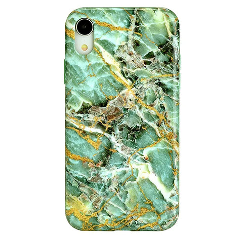 Green Emerald Marble iPhone Case