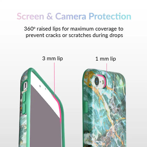 Green Emerald Marble iPhone Case