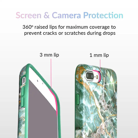 Green Emerald Marble iPhone Case