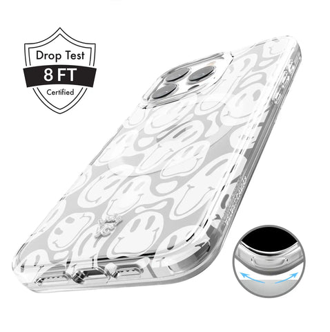 Clear Frosted Smiley iPhone Case