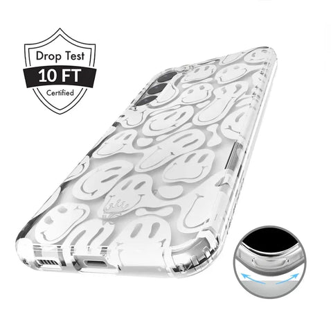Clear Frosted Smiley Samsung Case