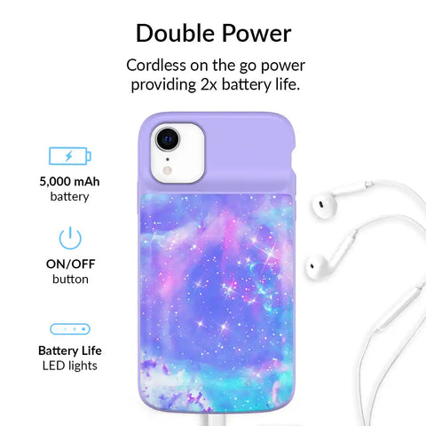 Galaxy iPhone Charging Case
