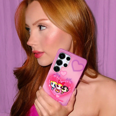 The Powerpuff Girls Airbrush Hearts Samsung Case