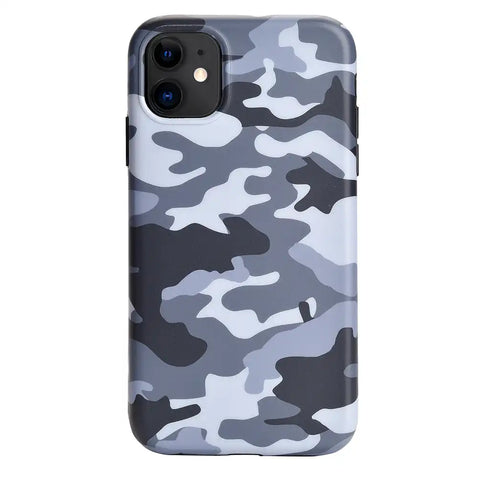 Gray Camo iPhone Case