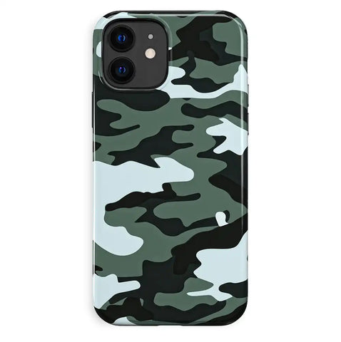 Green Camo iPhone Case