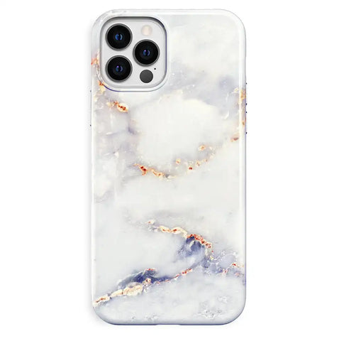 Gray Clouds Marble iPhone Case