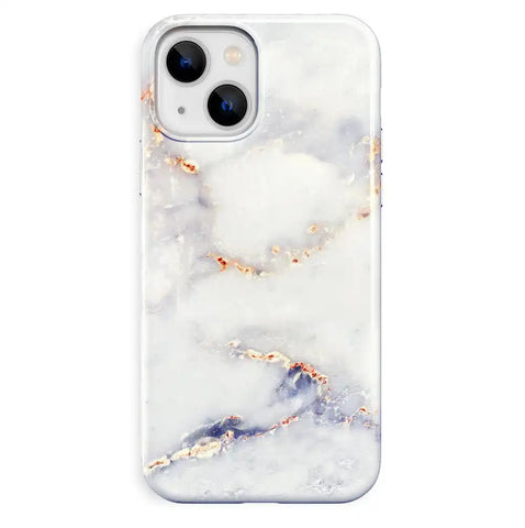 Gray Clouds Marble iPhone Case