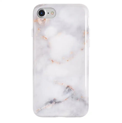 Gray Clouds Marble iPhone Case