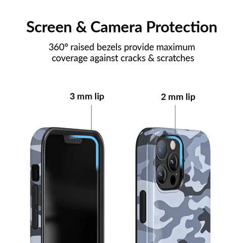 Gray Camo iPhone Case