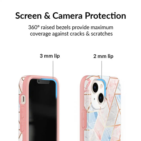 Geometric Marble iPhone Case