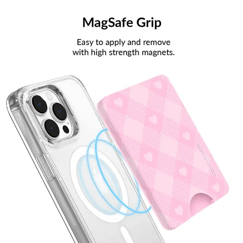 Dolly Pink Gingham MagSafe Wallet