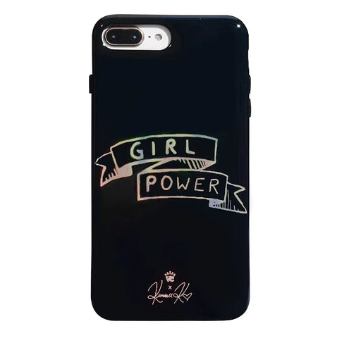 Girl Power iPhone Case by Kendall Vertes