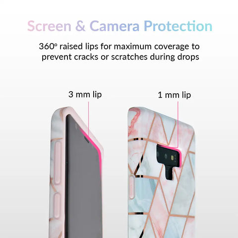 Geometric Marble Samsung Case
