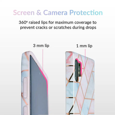 Geometric Marble Samsung Case