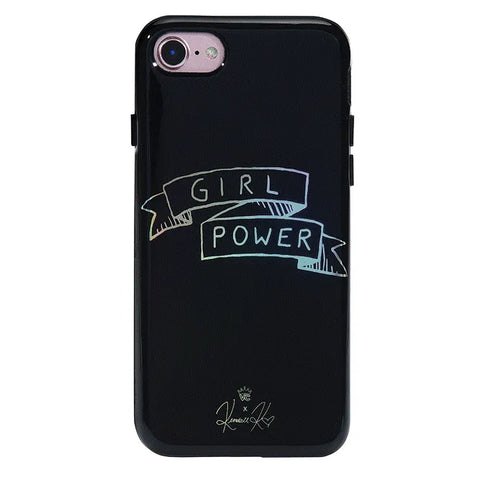 Girl Power iPhone Case by Kendall Vertes