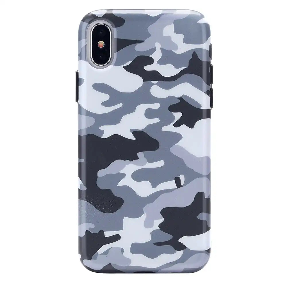 Gray Camo iPhone Case