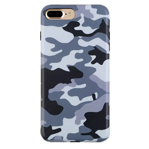 Gray Camo iPhone Case