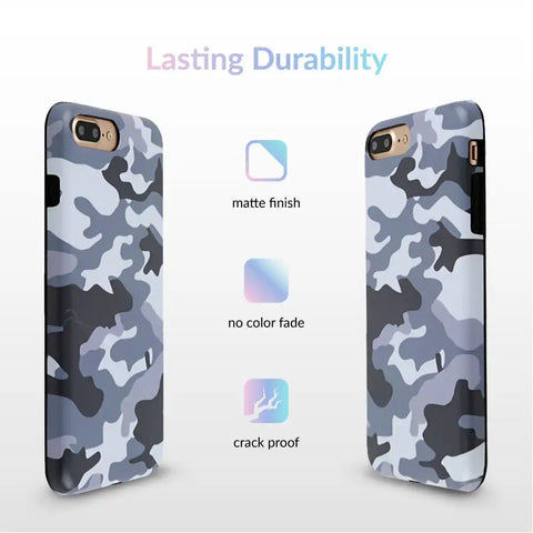 Gray Camo iPhone Case