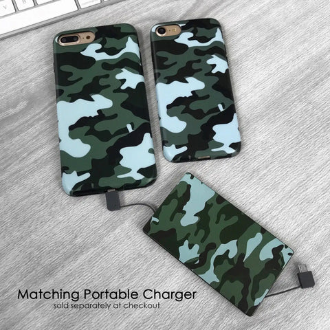 Green Camo iPhone Case